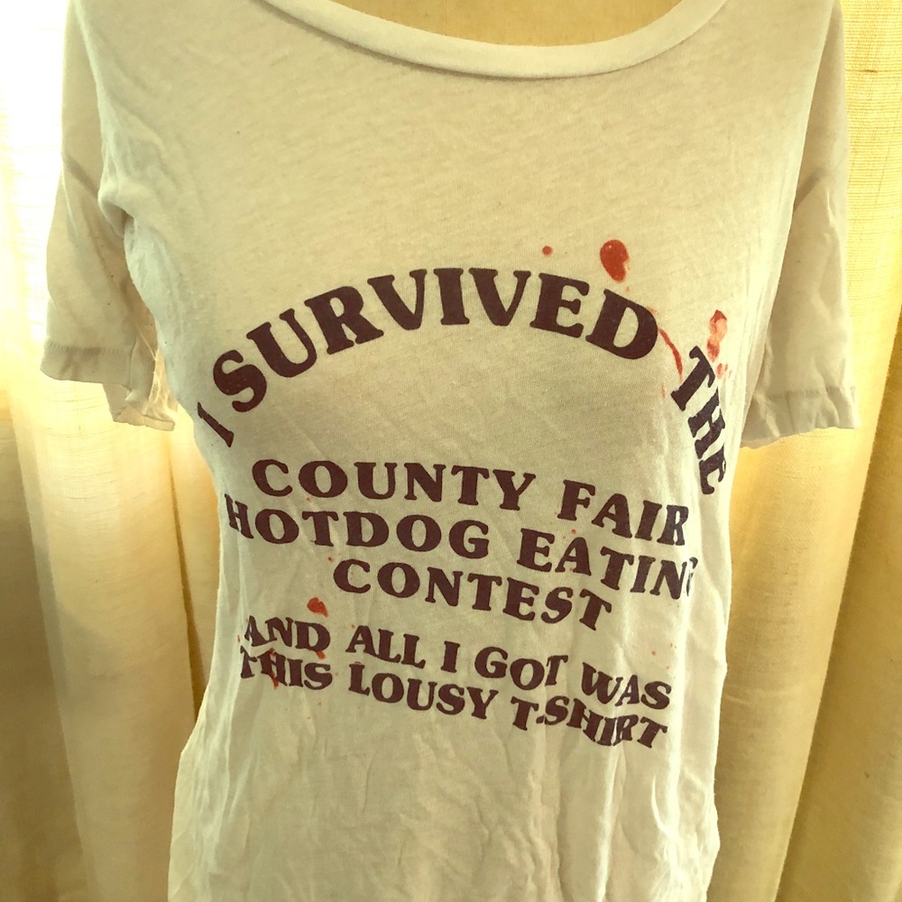 Oversized wild fox top